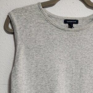 Lands' End | Light Gray Crew Sweater Vest XL